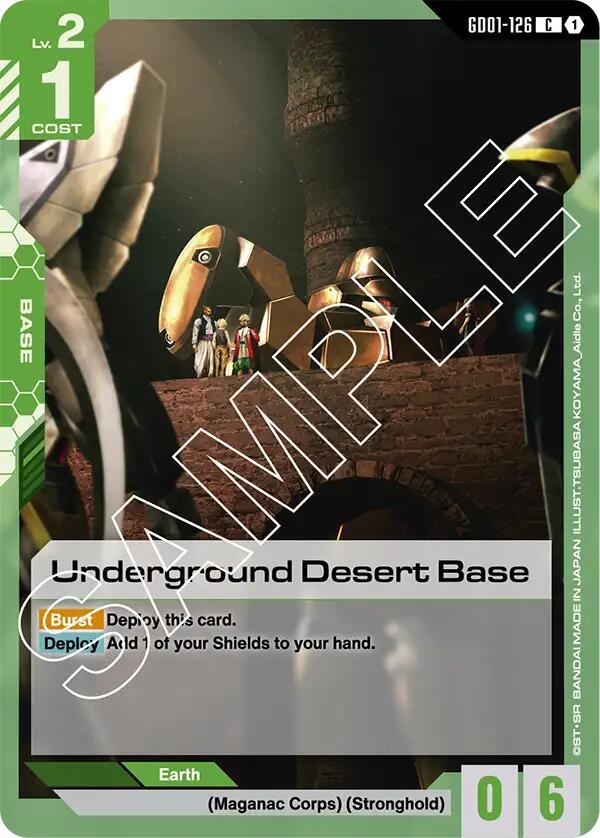 Underground Desert Base - Newtype Rising (GD01)