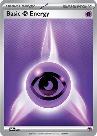 Basic Psychic Energy - 21 - SVE Scarlet & Violet Energies