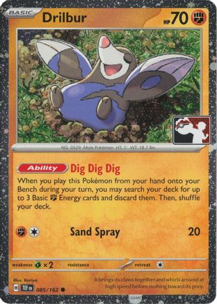 Drilbur (Cosmos Holo) - 085/162 - Prize Pack Series Cards Holofoil