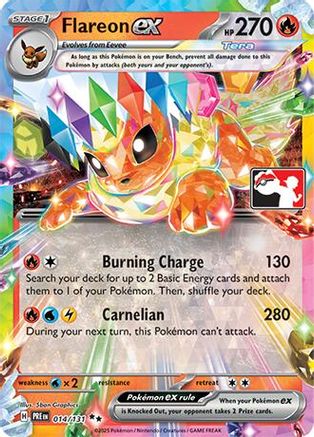 Flareon EX - 014/131 - Prize Pack Series Cards Holofoil