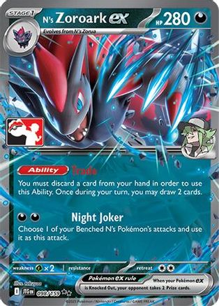 N's Zoroark EX - 098/159 - Prize Pack Series Cards Holofoil