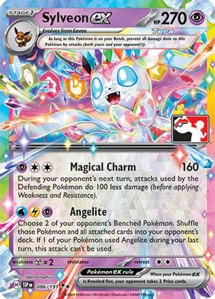 Sylveon EX - 86/191 - Prize Pack Series Cards Holofoil