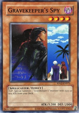 Gravekeeper's Spy - RP02-EN075 - Retro Pack 2 (2020 Date Reprint) Unlimited