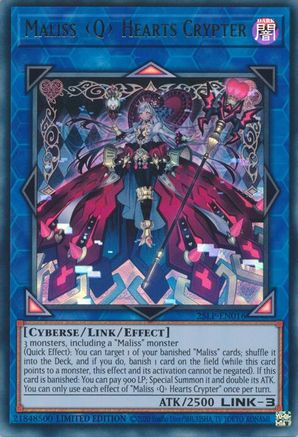 Maliss Q Hearts Crypter - 25LP-EN016 - Limited Pack World Championship 2025 Limited
