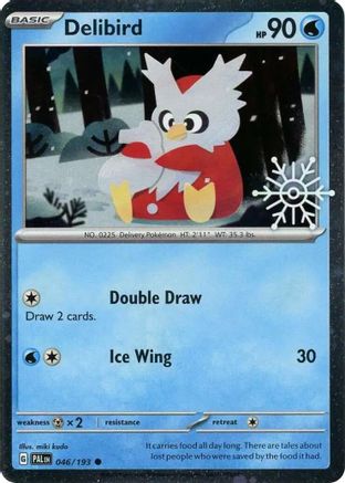 Delibird (Holiday Calendar) - 46/193 - Miscellaneous Cards & Products Holofoil