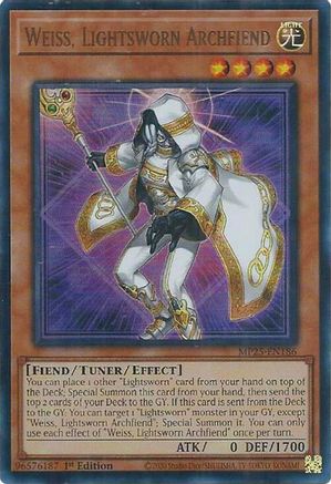 Weiss, Lightsworn Archfiend - MP25-EN186 - 2025 Mega-Pack 1st Edition