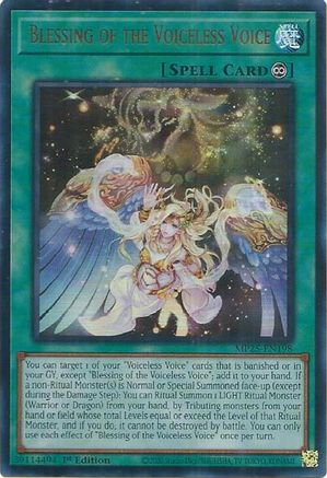 Blessing of the Voiceless Voice - MP25-EN198 - 2025 Mega-Pack 1st Edition