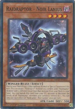 Raidraptor - Noir Lanius - MP25-EN302 - 2025 Mega-Pack 1st Edition