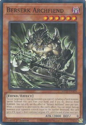 Berserk Archfiend - MP25-EN309 - 2025 Mega-Pack 1st Edition