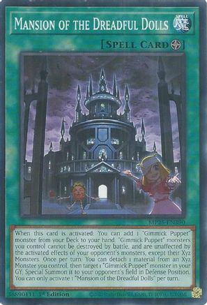 Mansion of the Dreadful Dolls - MP25-EN390 - 2025 Mega-Pack 1st Edition