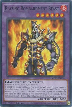 Blazing Bombardment Beast - MP25-EN406 - 2025 Mega-Pack 1st Edition