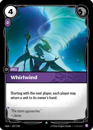 Whirlwind - 187/298 - Origins Foil