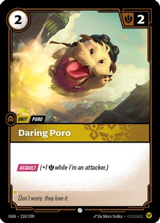 Daring Poro 210/298 - Origins