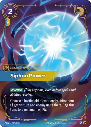 Siphon Power - 266/298 - Origins Foil