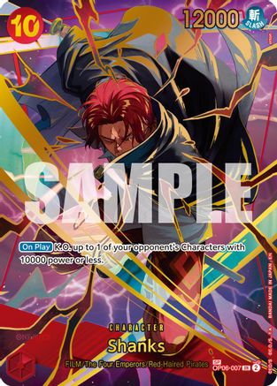 Shanks (Alternate Art) (OP06-007) - Premium Booster -The Best- Vol. 2 Foil (SP)