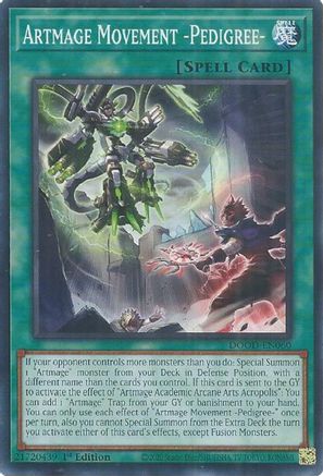 Artmage Movement -Pedigree- (DOOD-EN060) - Doom of Dimensions 1st Edition