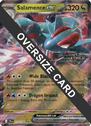 Salamence ex - 114/159 114 - Jumbo Cards Holofoil
