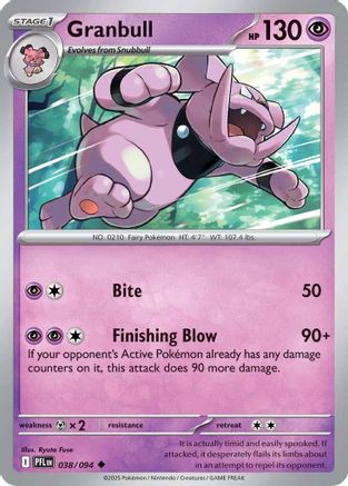 Granbull - 038/094 - ME02 Phantasmal Flames