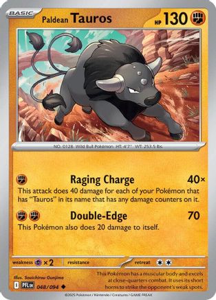 Paldean Tauros 48 - ME02 Phantasmal Flames