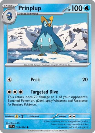 Prinplup 28 - ME02 Phantasmal Flames