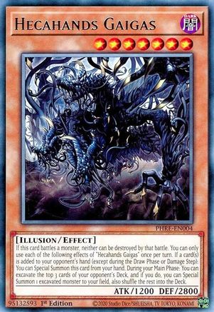 Hecahands Gaigas - PHRE-EN004 - Phantom Revenge 1st Edition