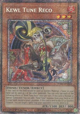 Kewl Tune Reco (Starlight Rare) (PHRE-EN033) - Phantom Revenge 1st Edition