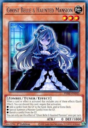 Ghost Belle & Haunted Mansion - PHRE-EN043 - Phantom Revenge 1st Edition