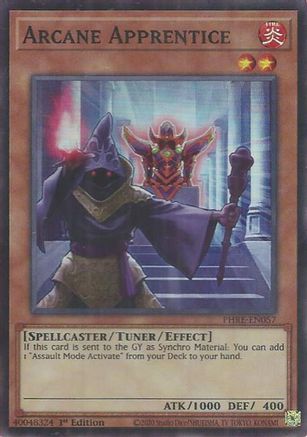Arcane Apprentice (Super Rare) - PHRE-EN057 - Phantom Revenge 1st Edition