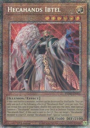Hecahands Ibtel (Starlight Rare) - PHRE-EN001 - Phantom Revenge 1st Edition