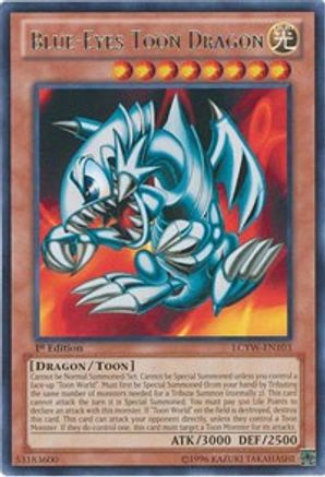 Blue-Eyes Toon Dragon (LCYW-EN103) - Legendary Collection 3: Yugi's World 1st Edition