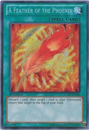 A Feather of the Phoenix (LCYW-EN280) - Legendary Collection 3: Yugi's World 1st Edition