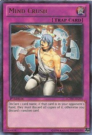 Mind Crush (LCYW-EN295) - Legendary Collection 3: Yugi's World 1st Edition