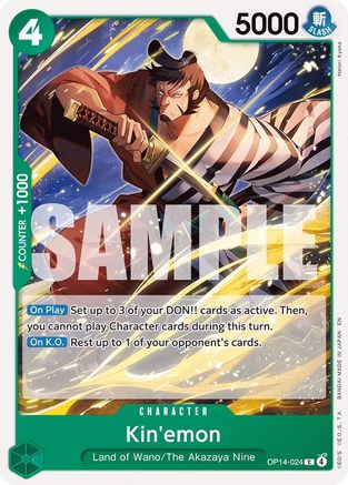 Kin'emon (OP14-024) - The Azure Sea's Seven