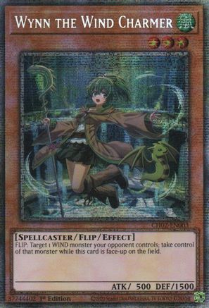 Wynn the Wind Charmer (Starlight Rare) - CH02-EN003 - THE CHRONICLES DECK: Spirit Charmers (All-Foil Edition) 1st Edition