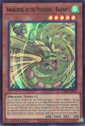 Awakening of the Possessed - Rasenryu - CH02-EN019 - THE CHRONICLES DECK: Spirit Charmers (All-Foil Edition) 1st Edition