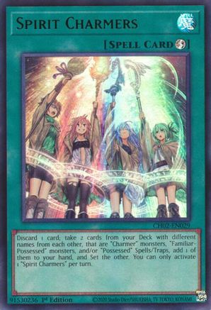 Spirit Charmers - CH02-EN029 - THE CHRONICLES DECK: Spirit Charmers (All-Foil Edition) 1st Edition