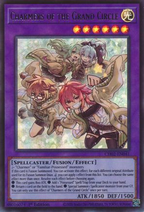 Charmers of the Grand Circle (Ultra Rare) - CH02-EN041 - THE CHRONICLES DECK: Spirit Charmers (All-Foil Edition) 1st Edition