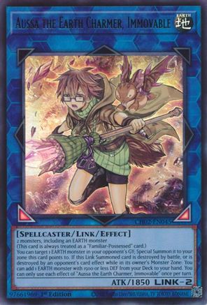 Aussa the Earth Charmer, Immovable - CH02-EN045 - THE CHRONICLES DECK: Spirit Charmers (All-Foil Edition) 1st Edition