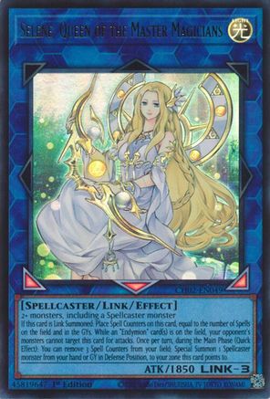 Selene, Queen of the Master Magicians - CH02-EN049 - THE CHRONICLES DECK: Spirit Charmers (All-Foil Edition) 1st Edition