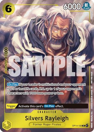 Silvers Rayleigh (Dash Pack) - OP14-108 - The Azure Sea's Seven Foil