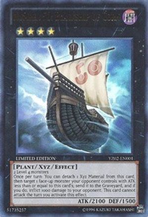 Number 50: Blackship of Corn (YZ02-EN001) - Yu-Gi-Oh! ZEXAL Manga Promotional Cards Limited