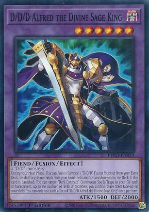 D/D/D Alfred the Divine Sage King - BPRO-EN033 - Burst Protocol 1st Edition