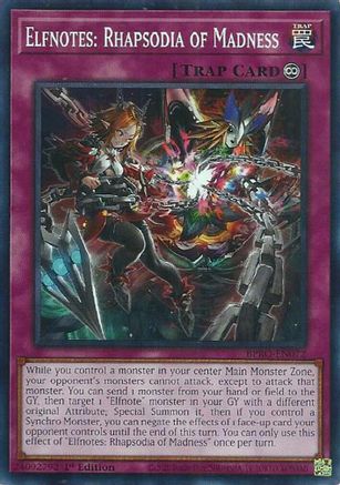 Elfnotes: Rhapsodia of Madness - BPRO-EN072 - Burst Protocol 1st Edition