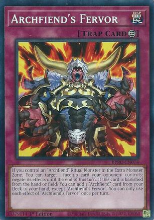 Archfiend's Fervor - BPRO-EN074 - Burst Protocol 1st Edition