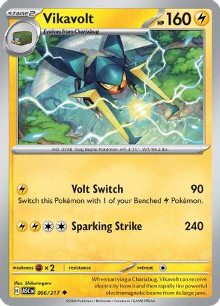 Vikavolt - 066/217 66 - ME Ascended Heroes Reverse Holofoil