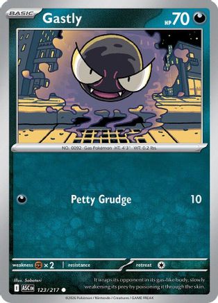 Gastly - 123/217 - ME Ascended Heroes