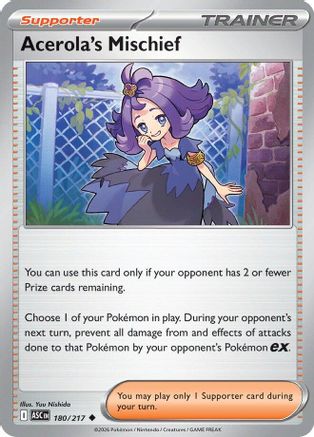 Acerola's Mischief - 180/217 - ME Ascended Heroes Reverse Holofoil