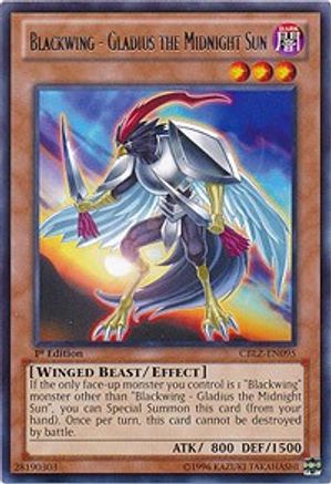 Blackwing - Gladius the Midnight Sun (CBLZ-EN095) - Cosmo Blazer Unlimited