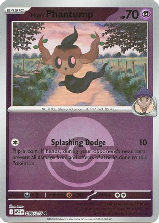 Hop's Phantump (Poke Ball) - 095/217 - ME Ascended Heroes Reverse Holofoil