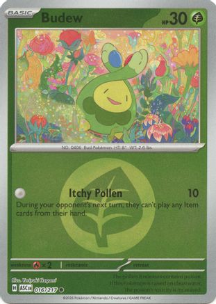 Budew (Energy Symbol Pattern) - 016/217 - ME Ascended Heroes Reverse Holofoil